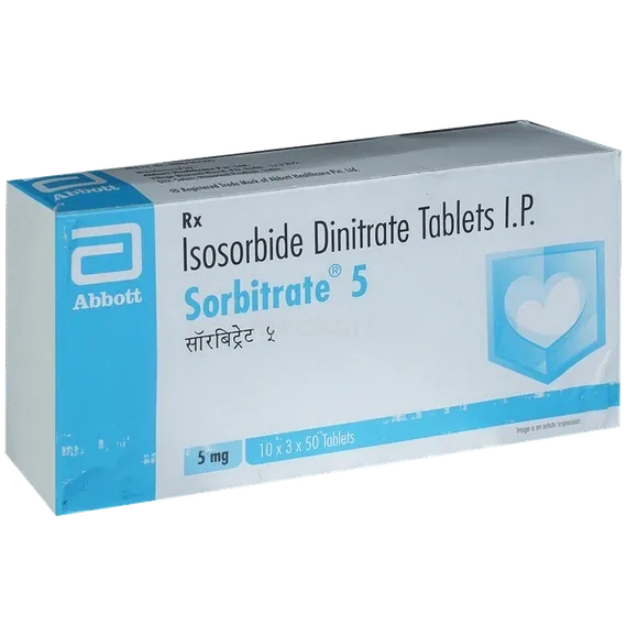 sorbitrate 5mg tablet 50's